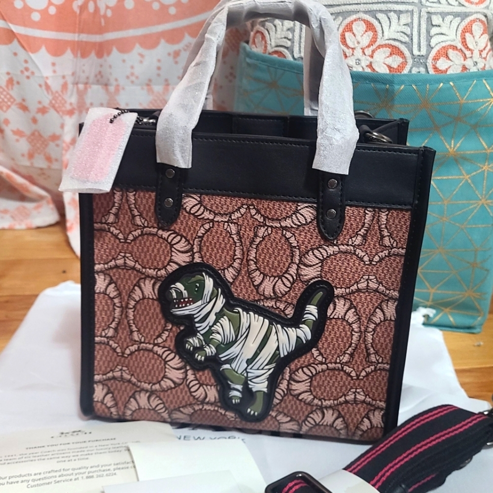 Coach Rexy Mummy Field Tote 22